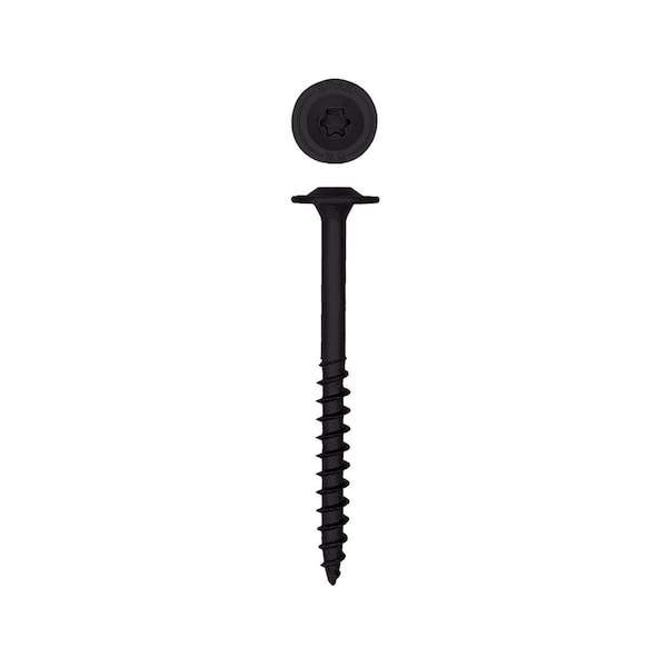 Sheet Metal Screw, 3-1/2 In, Flange Round Head Torx Drive